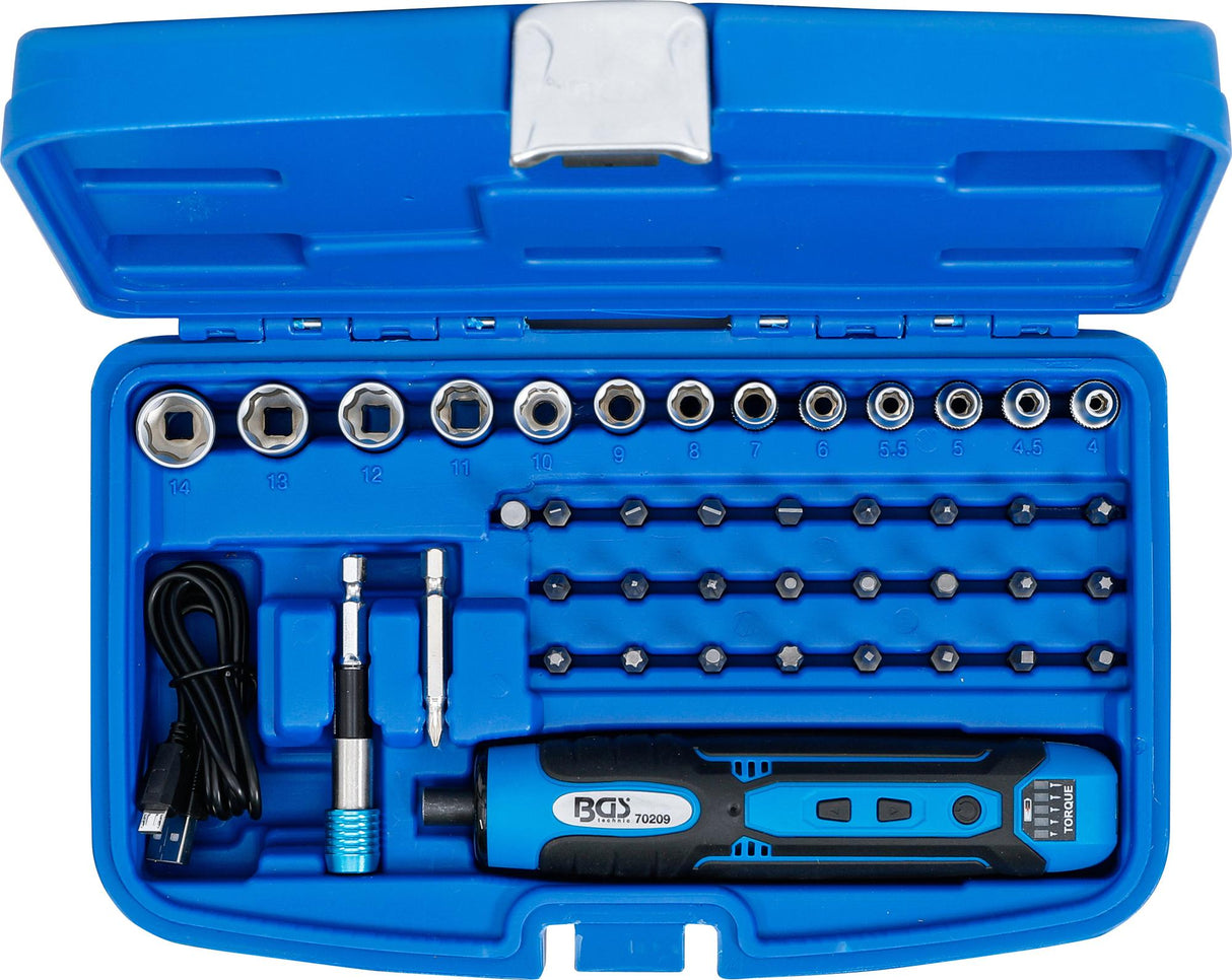 CORDLESS SCREWDRIVER | INCL. BIT & SOCKET SET | 41 PCS. (70209)