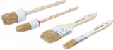 BRUSH SET 4 PCS | 2 FLAT + 2 ROUND (76525)