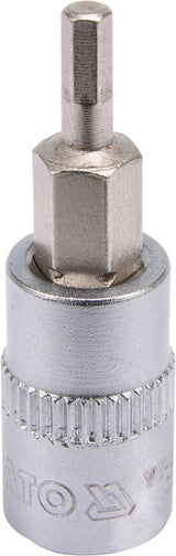 SOCKET BIT HEX 1/4" 3MM L37MM (YT-04370)