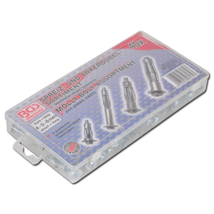 MOLLY BOLT ASSORTMENT | 40 PCS. (8139)