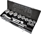 SOCKET SET 3/4" 15PCS (YT-1334)