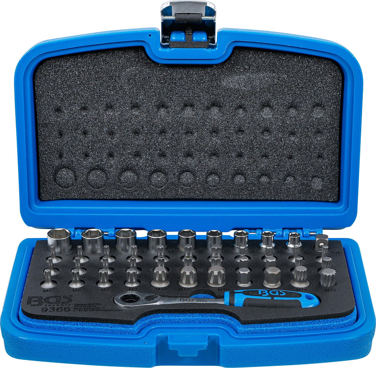 PUSH-THROUGH BIT AND SOCKET SET | 44 PCS. (9366)