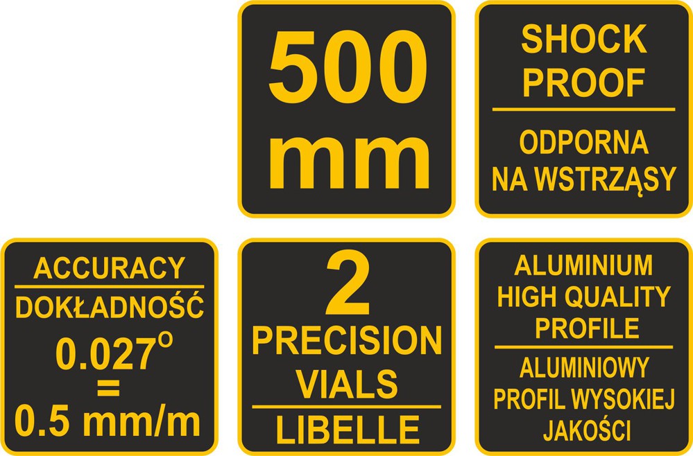 TRAPEZOID LEVEL 500 MM (16280)