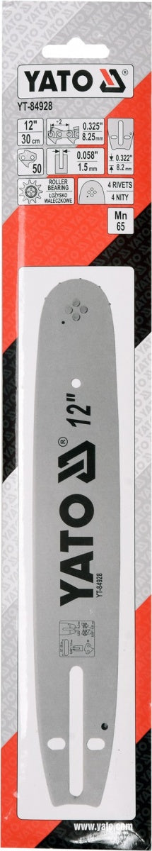 CHAINSAW GUIDE BAR 0,325" / 0,058" 12"U (YT-84928)