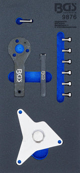 TOOL TRAY 1/3: ENGINE TIMING TOOL SET | FOR ALFA ROMEO, FIAT 1.4 MULTIAIR (9876)