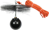 CHIMNEY BRUSH WIT IRON BALL 10M W250 K25 (73035)