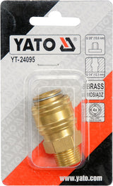 QUICK COUPLER 3/8"(M) X 1/4"(F) (YT-24095)