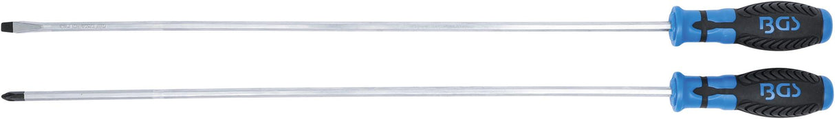 SCREWDRIVER SET | EXTRA LONG | CROSS SLOT PH / SLOT SL | 2 PCS. (730)