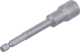 SOCKET, HEXAGON | EXTRA LONG | FOR ELECTRIC DRILLS | 6.3 MM (1/4") DRIVE | 13 MM (2769)