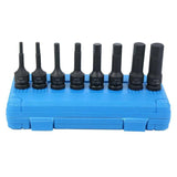 IMPACT BITS | 12.5 MM (1/2") | HEX | 5 - 19 MM | 8 PCS. (S1100)
