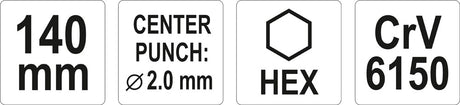 PUNCH 2X140MM (YT-47152)