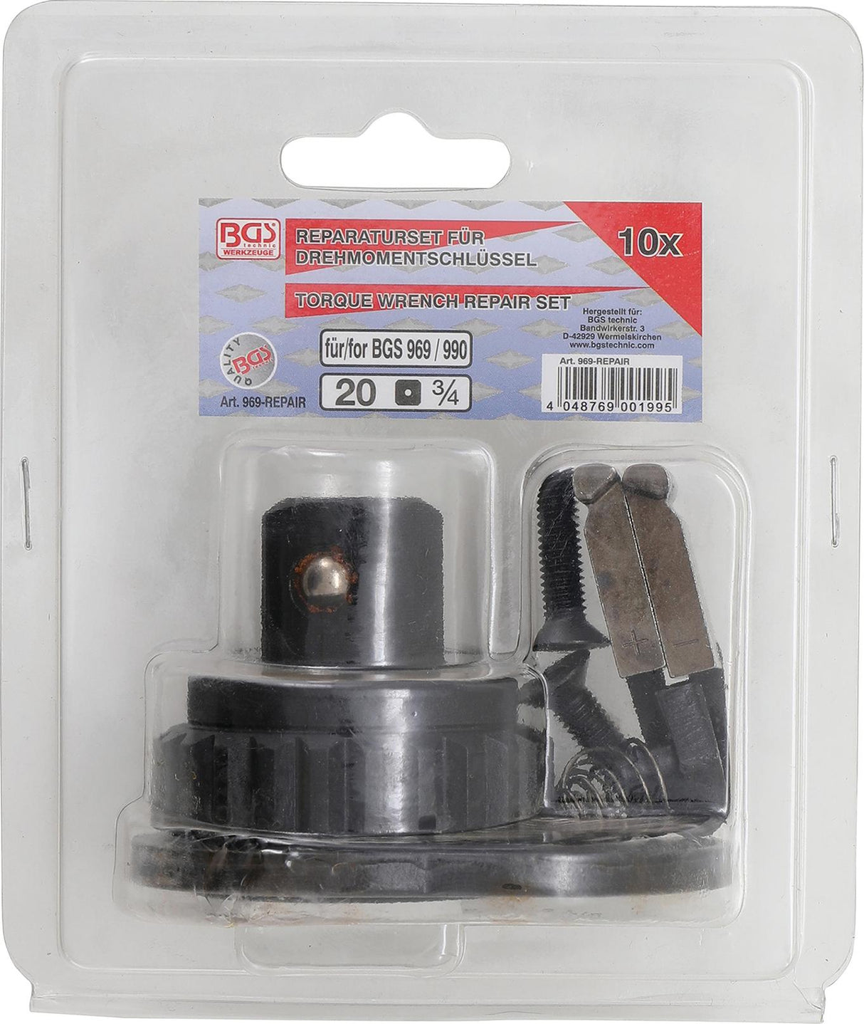 TORQUE WRENCH REPAIR KIT | FOR BGS 969, 990 (969-REPAIR)