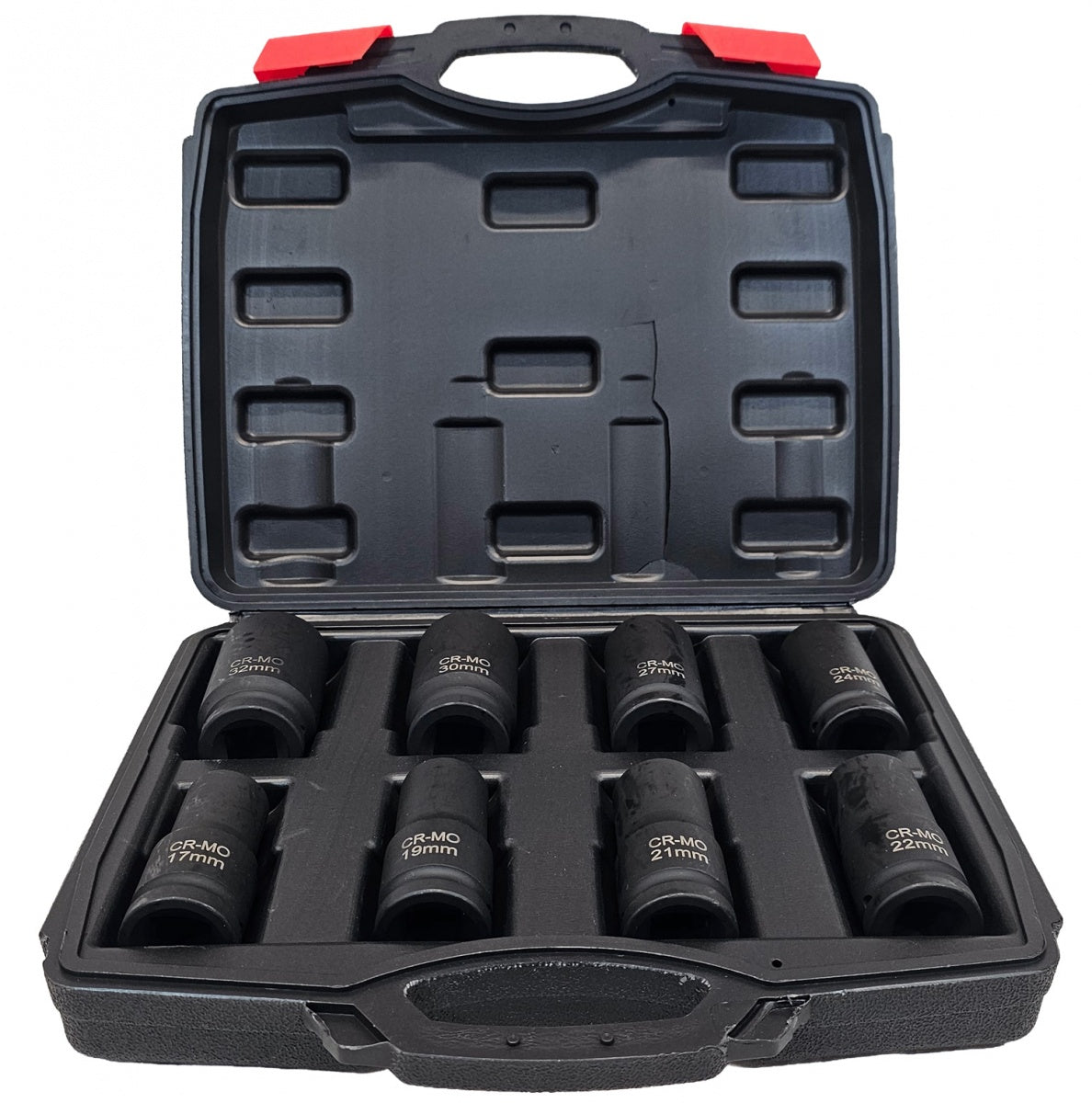 LONG IMPACT SOCKET SET | 20 MM (3/4") | 17 - 32 MM | 8 PCS. (SK3408)