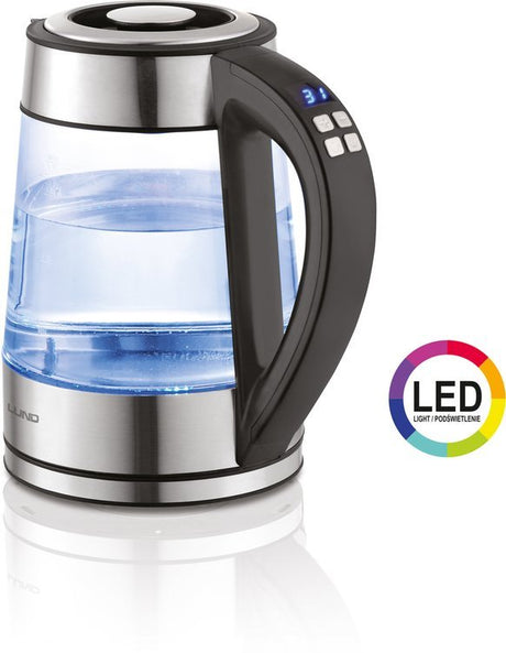 EL. GLASS KETTLE, LED 1,7L TEMP.CONTROL (68173)