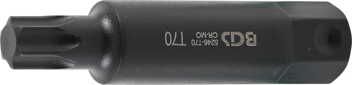 BIT | LENGTH 100 MM | 22 MM DRIVE | T-STAR (FOR TORX) T70 (5246-T70)