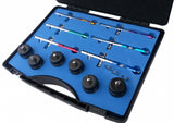 PROFESSIONAL AIRBRUSH SET 12 PCS. (6+6) (ABS12)