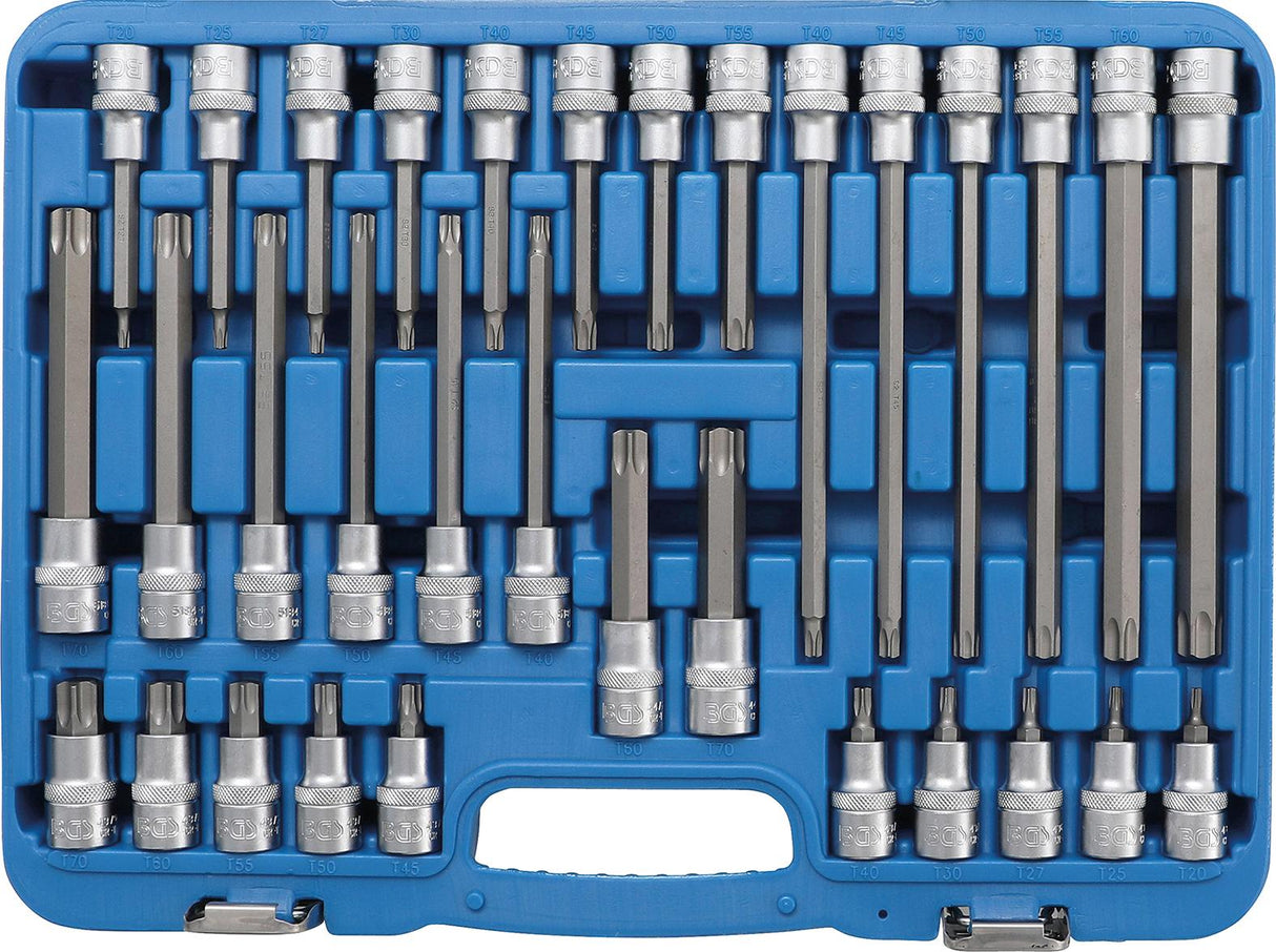 BIT SOCKET SET | 12.5 MM (1/2") DRIVE | T-STAR (FOR TORX) | 32 PCS. (5182)