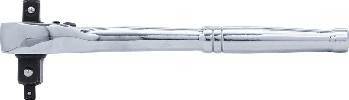 REVERSIBLE RATCHET | SOLID STEEL | FINE TOOTH | 3-IN-1 | 6.3 MM (1/4") / 10 MM (3/8") / 12.5 MM (1/2") (71015)
