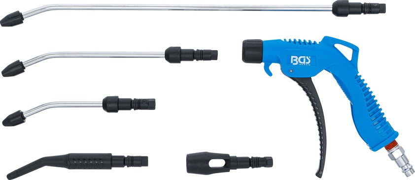 AIR BLOW GUN SET | WITH 5 ATTACHMENTS (7177)