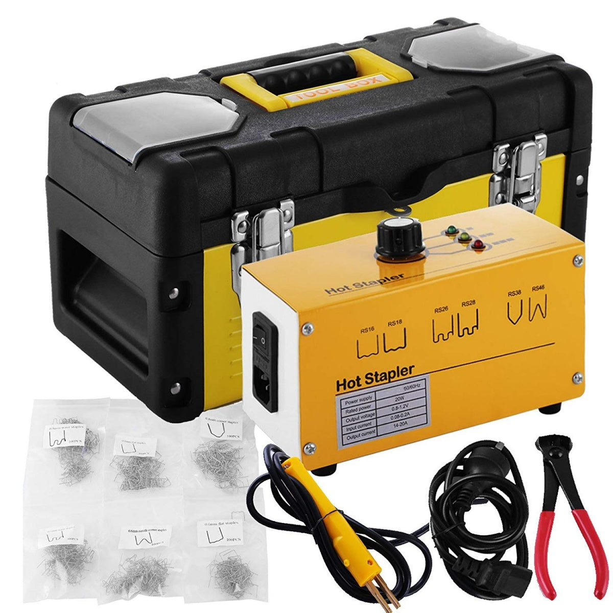 PLASTIC REPAIR SYSTEM/DEVICE | + 600 PCS. STAPLES (HS008)