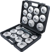 OIL FILTER WRENCH SET | ALUMINIUM DIE CAST | 12.5 MM (1/2") DRIVE | 23 PCS. (1035)