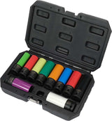 WHEEL NUT SOCKET SET 1/2" (YT-10564)