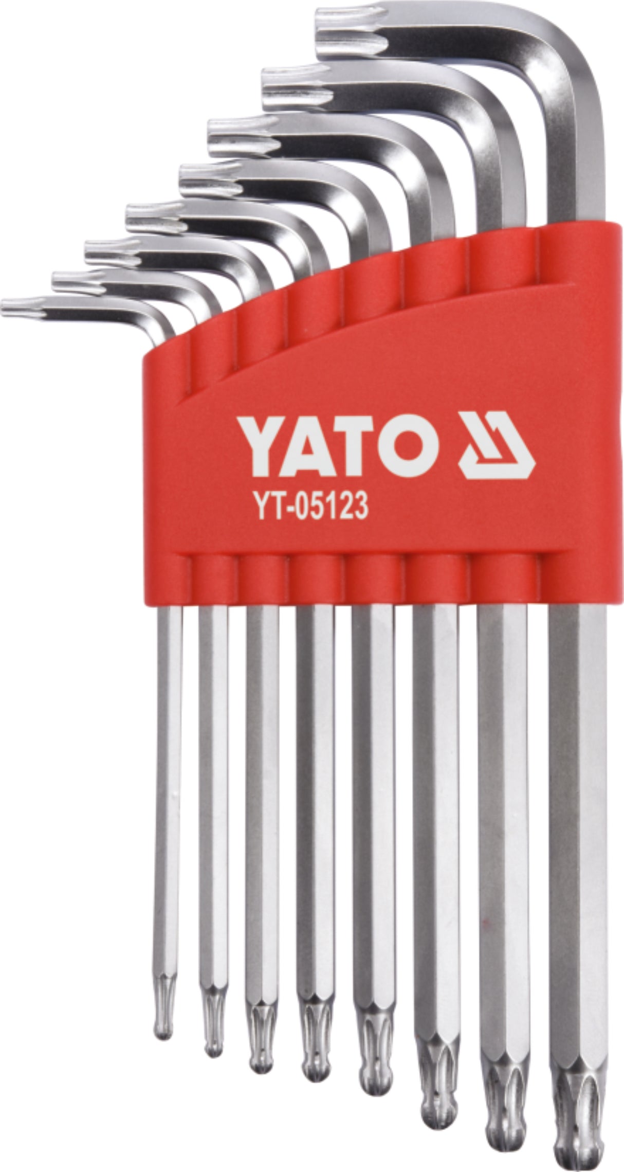 TORX BALL END KEY SET T9-T40, 8PCS (YT-05123)