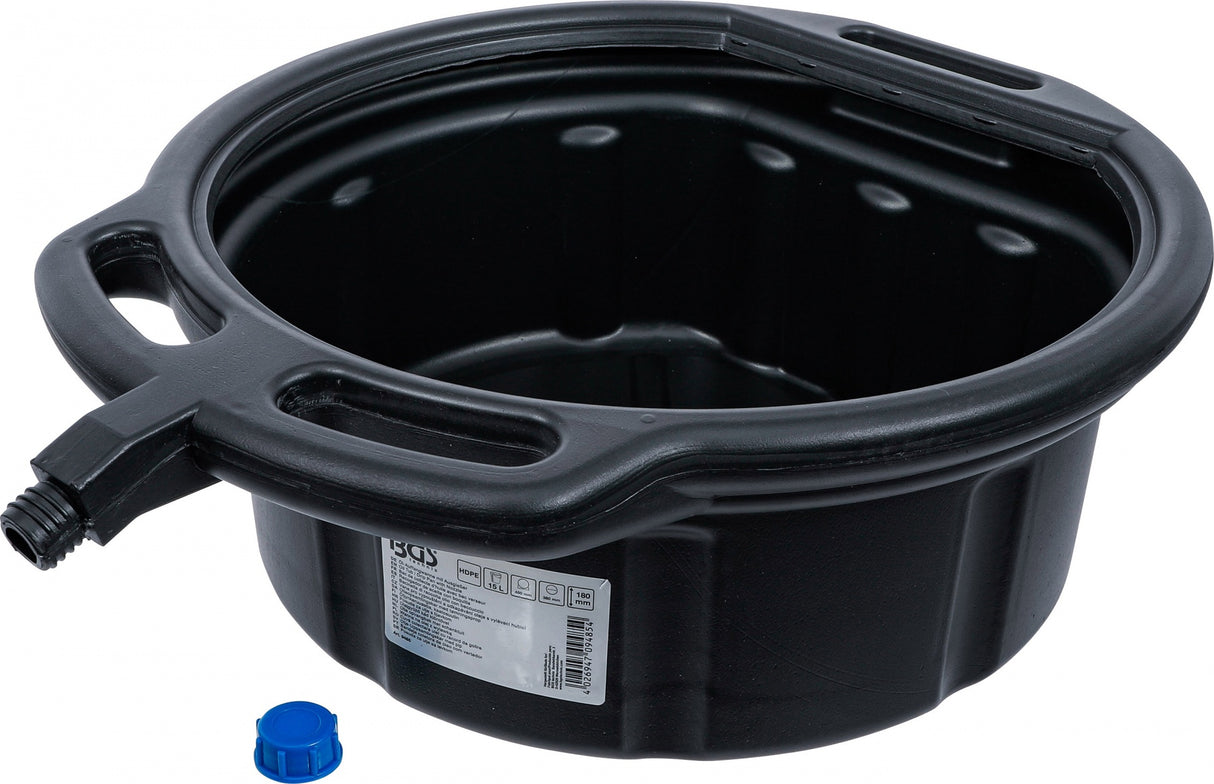 OIL TUB / DRIP PAN WITH NOZZLE | 15 L (9485)