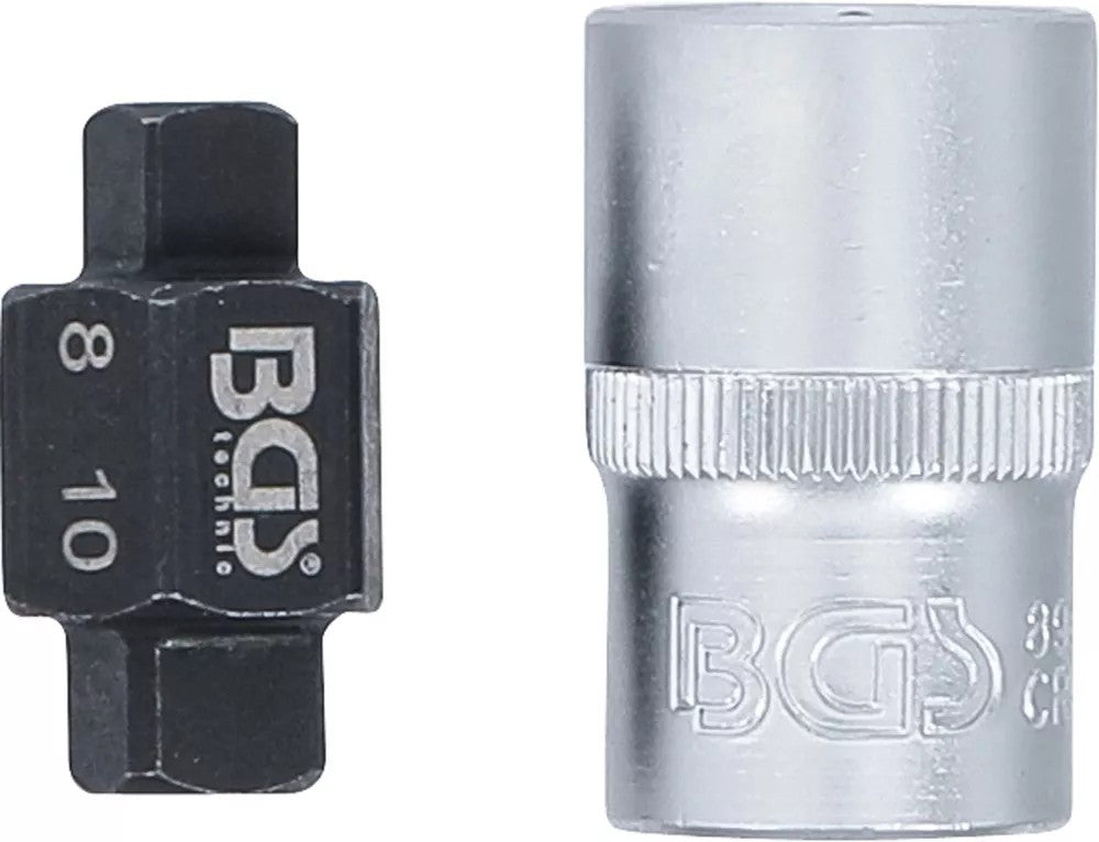 OIL DRAIN PLUG SOCKET | 4-PT. | 8 MM / 10 MM (8991)
