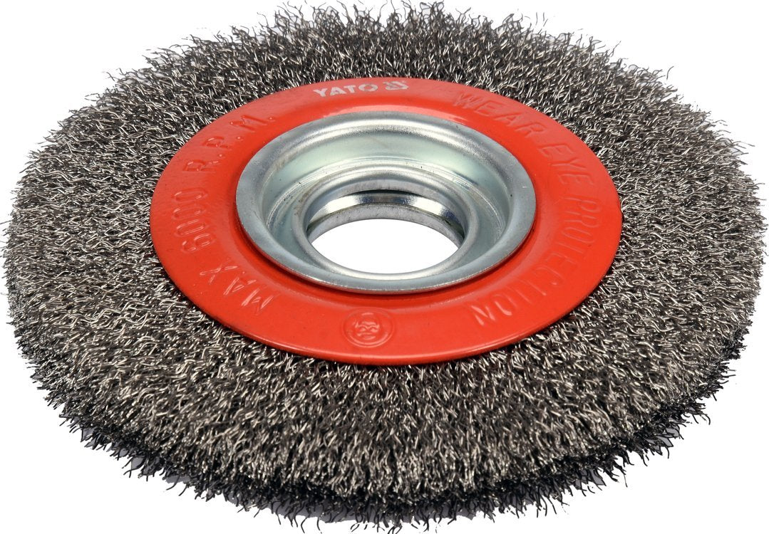 WIRE BRUSH 150MM ⌀32MM INOX (YT-47554)