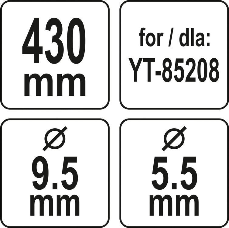 BLADE 430MM FOR LAWN MOWER (YT-85162)