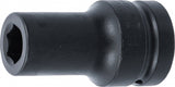 IMPACT SOCKET HEXAGON, DEEP | 25 MM (1") DRIVE | 19 MM (5500-19)