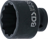 IMPACT SOCKET, 12-POINT | 12.5 MM (1/2") DRIVE | 35 MM (5315)