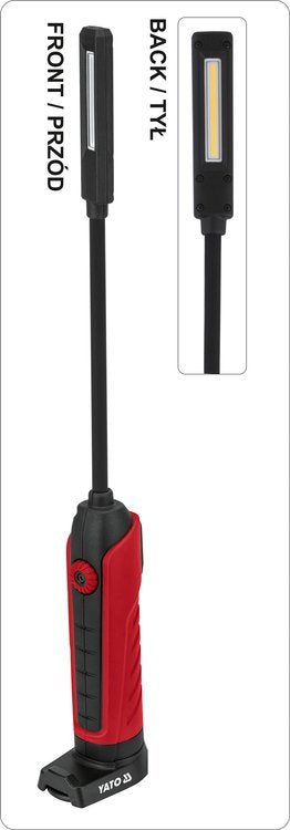 WORKSHOP LAMP COB 500LM, FLEXIBLE ARM (YT-08527)