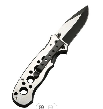 FOLDING KNIFE | BLACK BLADE EDGE FINISH | 20 CM (FK8A)