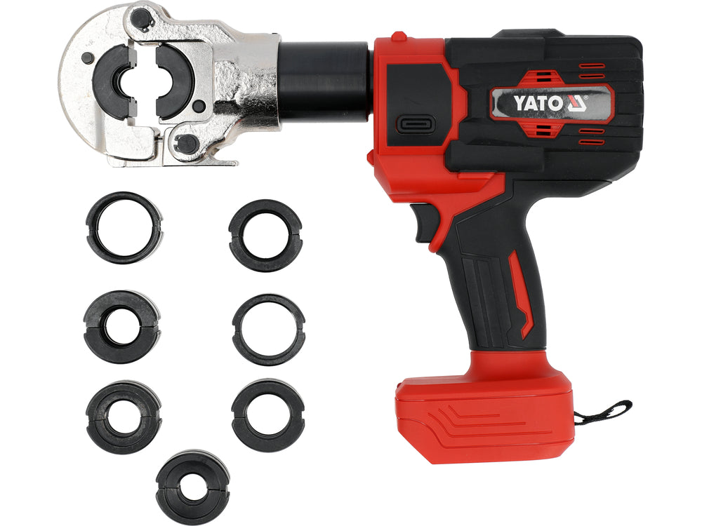 CORDLESS HYDRAULIC PRESS PLIERS FOR PEX PIPES | 18 V | 60 KN | WITHOUT BATTERY (YT-21733)