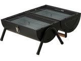 PORTABLE CHARCOAL GRILL, 2 X GRID 34X21CM (99929)