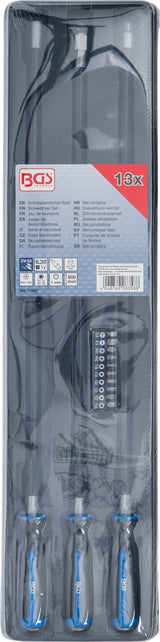 SCREWDRIVER SET | FLEXIBLE | 13 PCS. (74427)