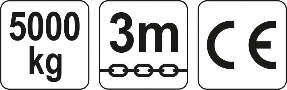 CHAIN BLOCK 5,0 T (YT-58955)