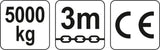 CHAIN BLOCK 5,0 T (YT-58955)