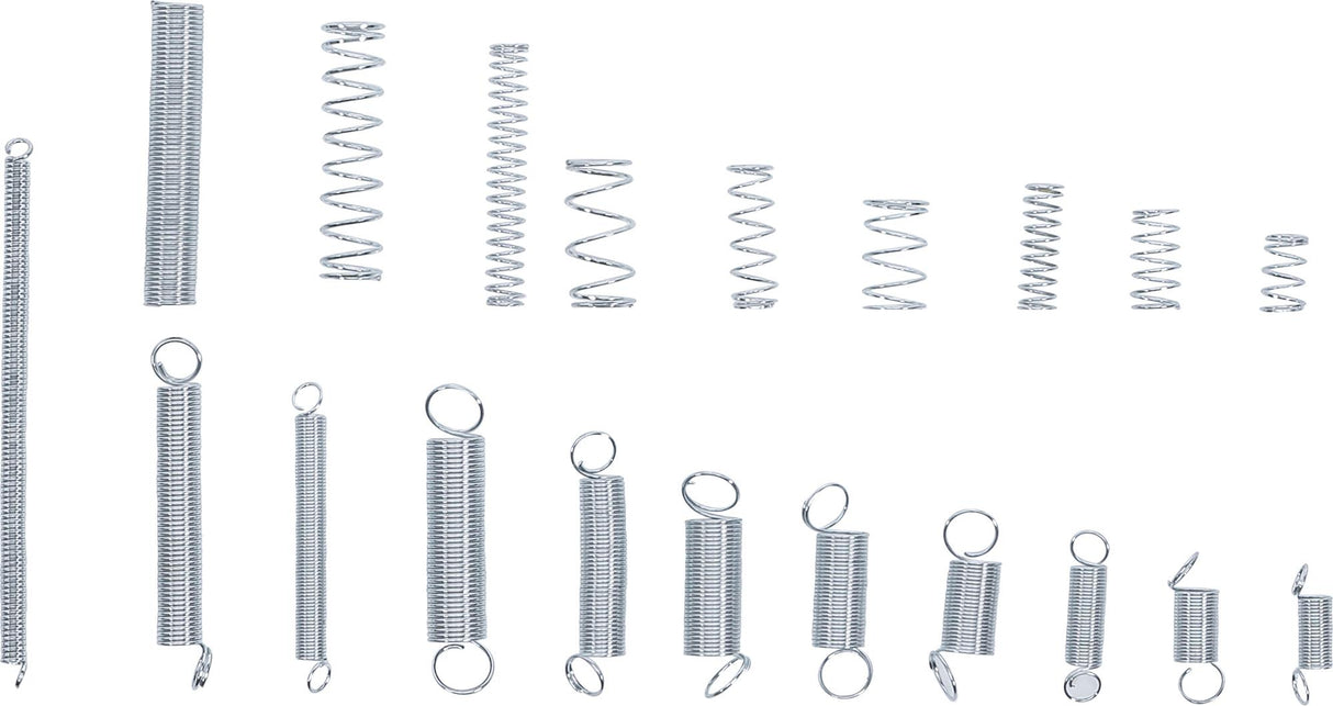 SPRING ASSORTMENT | COMPRESSION AND EXTENSION SPRING | 200 PCS. (8047)