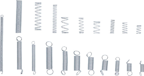 SPRING ASSORTMENT | COMPRESSION AND EXTENSION SPRING | 200 PCS. (8047)