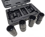 SCREW-TYPE LONG DOUBLE-SIDED IMPACT SOCKET SET | CR-MO | 12.5 MM (1/2") | 17-19-21-22 MM | 5 PCS. (SK201614)