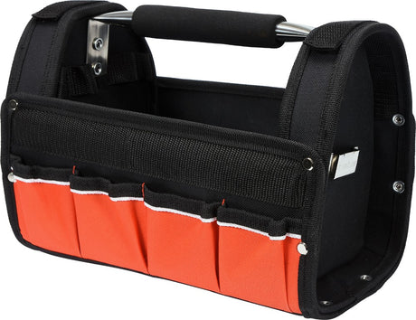 OPEN TOTE TOOL BAG 12" WITH S/S HANDLE (YT-74371)