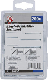 NAILS BRADS ASSORTMENT | 200 PCS. (88130)