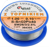 SOLDER SN60PB40 1.0MM 100G (76810)