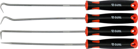 4 PC LONG PICK AND HOOK SET (YT-08429)