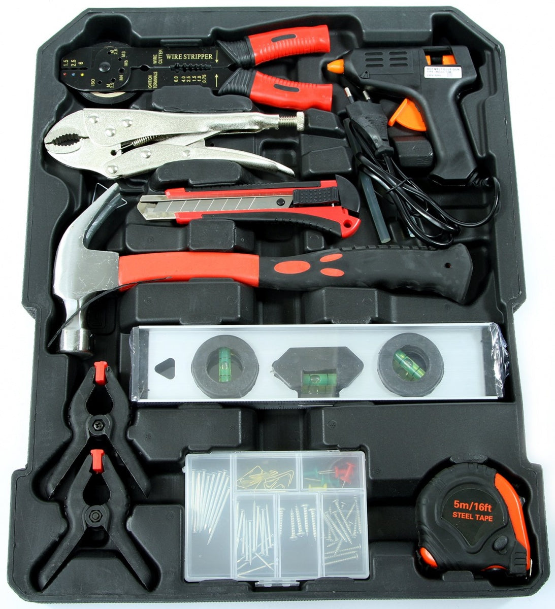 TOOL SET IN ALUMINUM CASE | WITH WHEELS | 187 PCS. (SK58280)