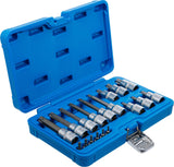 BIT SOCKET SET | 6.3 MM (1/4") / 12.5 MM (1/2") DRIVE | T-STAR TAMPERPROOF (FOR TORX) | 18 PCS. (5174)