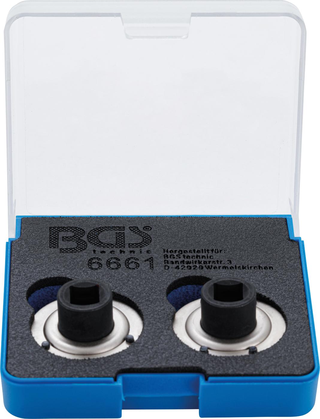 BRAKE PISTON RESET ADAPTOR SET | UNIVERSAL | WITH 2 & 3 PINS | 2 PCS. (6661)
